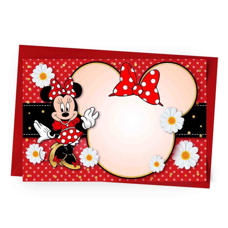 Blank Minnie Invitation