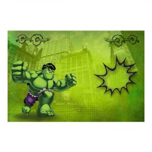 Editable Hulk Invitation Free