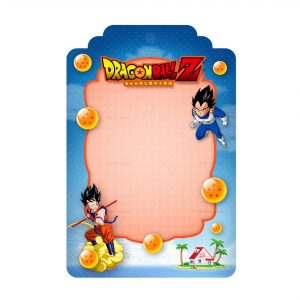 Free Dragon Ball Tag Label Editable Template