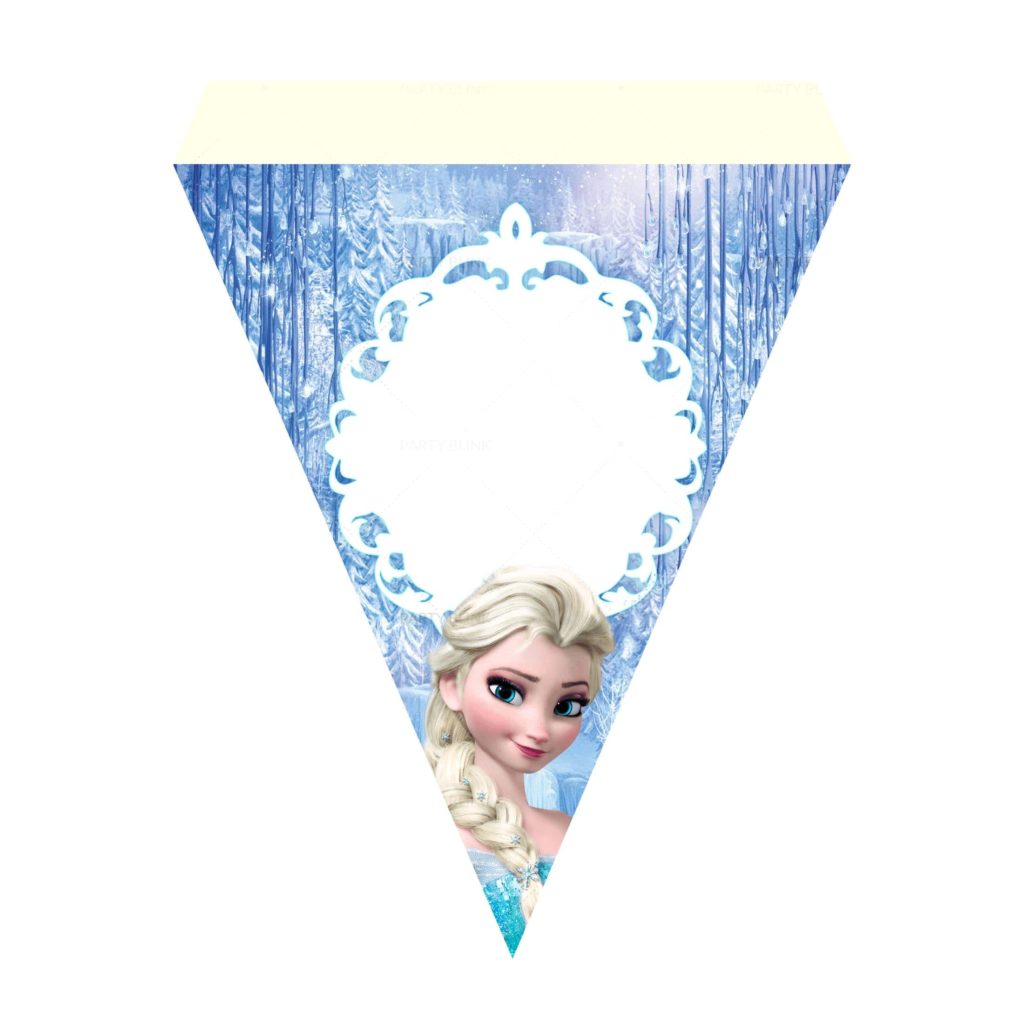 Free Frozen Letter Banner