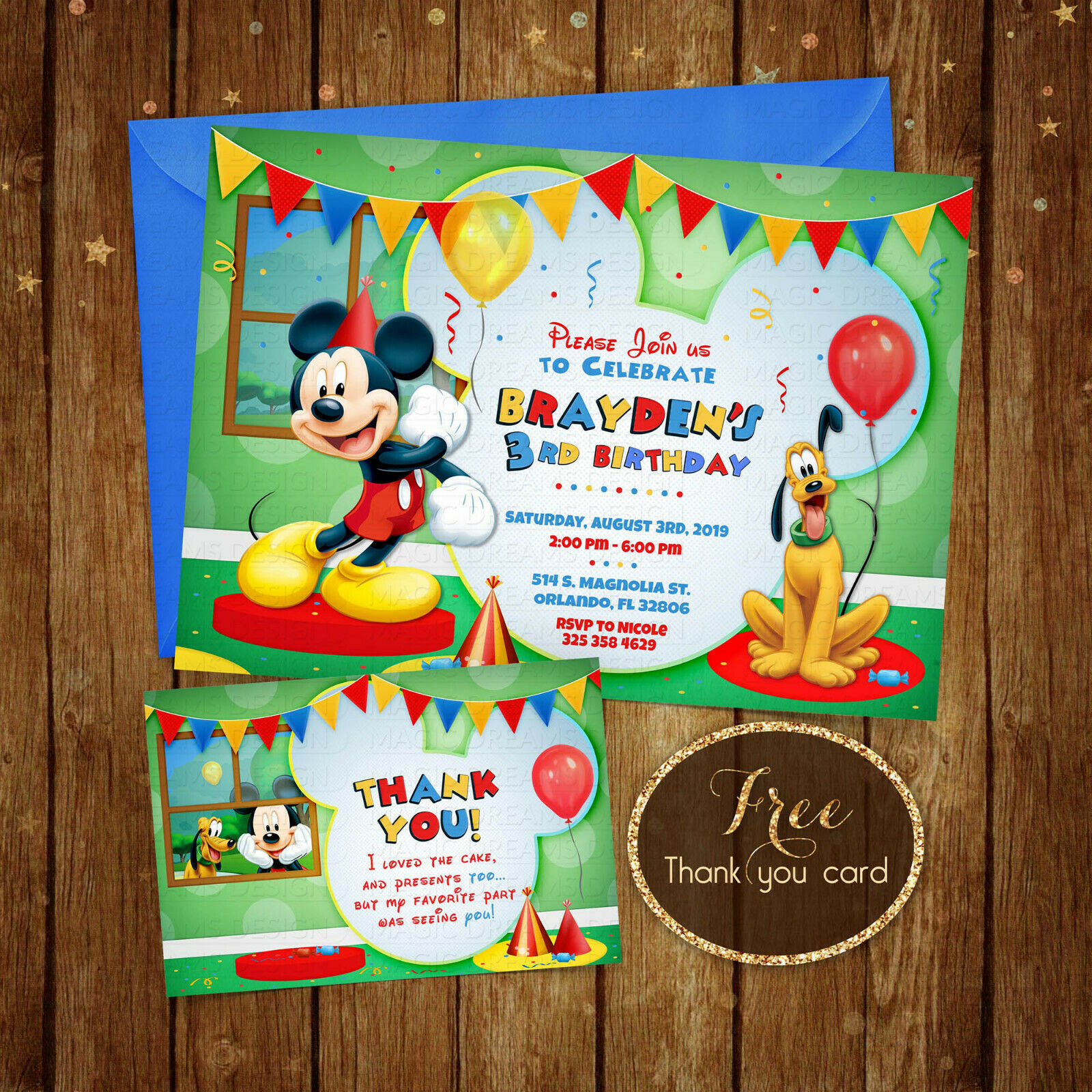 [5+] Mickey Invitation Free & LowCost BirthdayTemplates!