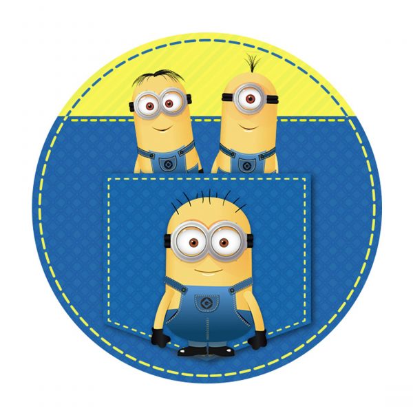 Minions Round Label