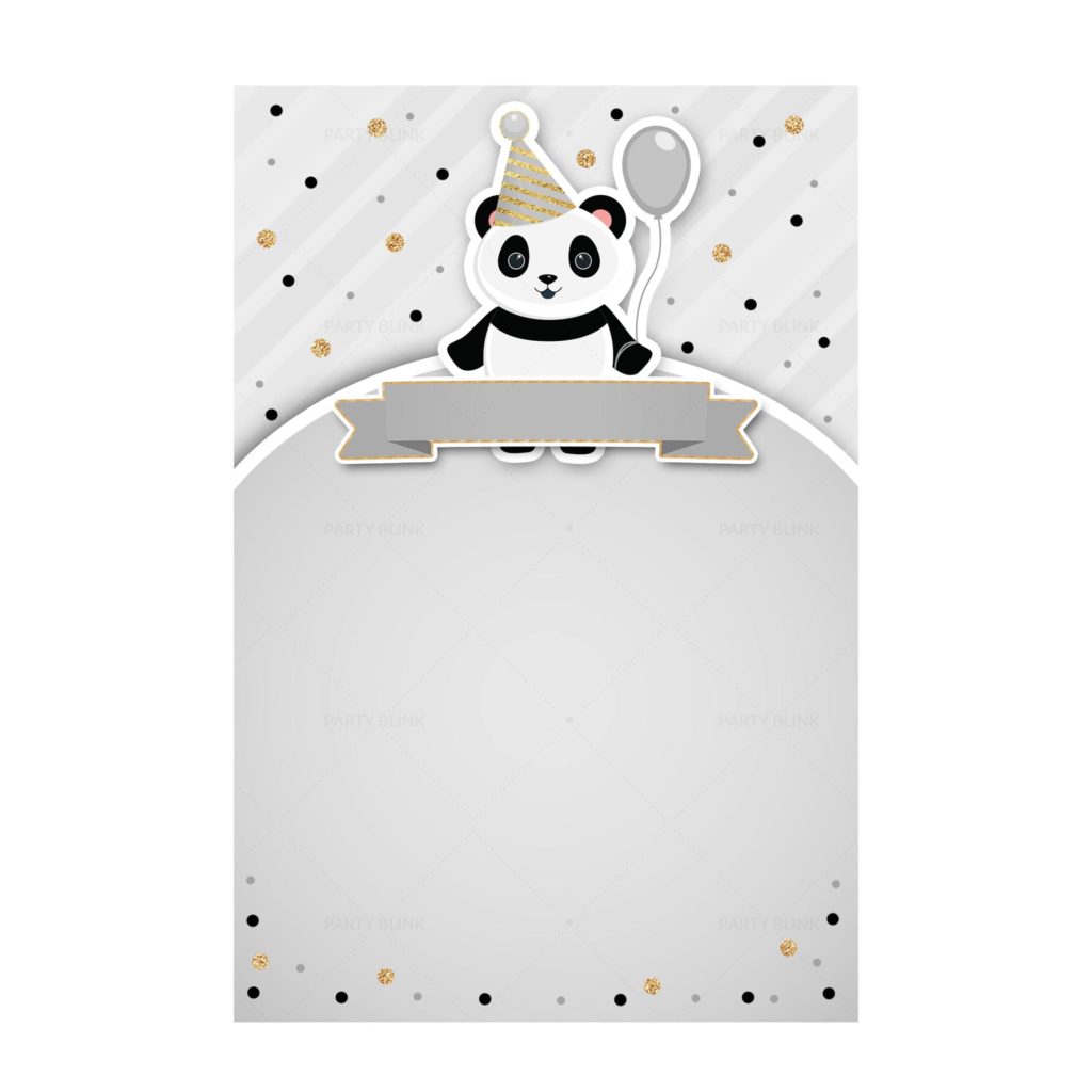 Panda Printable Invitation Free