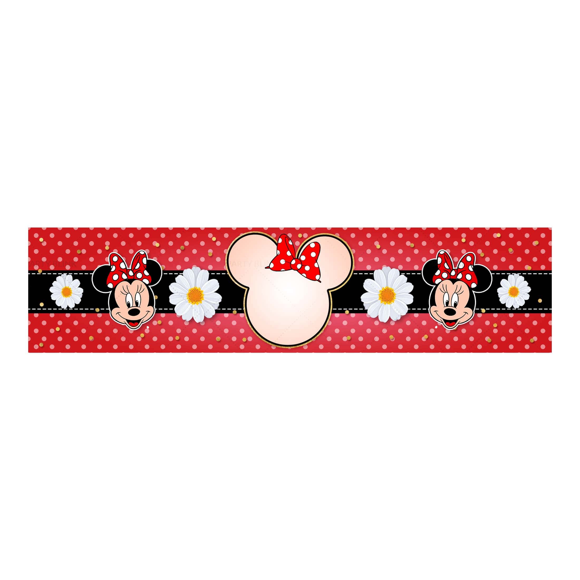 Printable Minnie Bottle Label Free - Party Blink