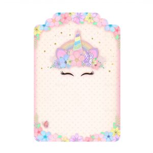 Printable Unicorn Tag Free editable template download - Party Blink