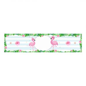 Free Flamingo Bottle Label