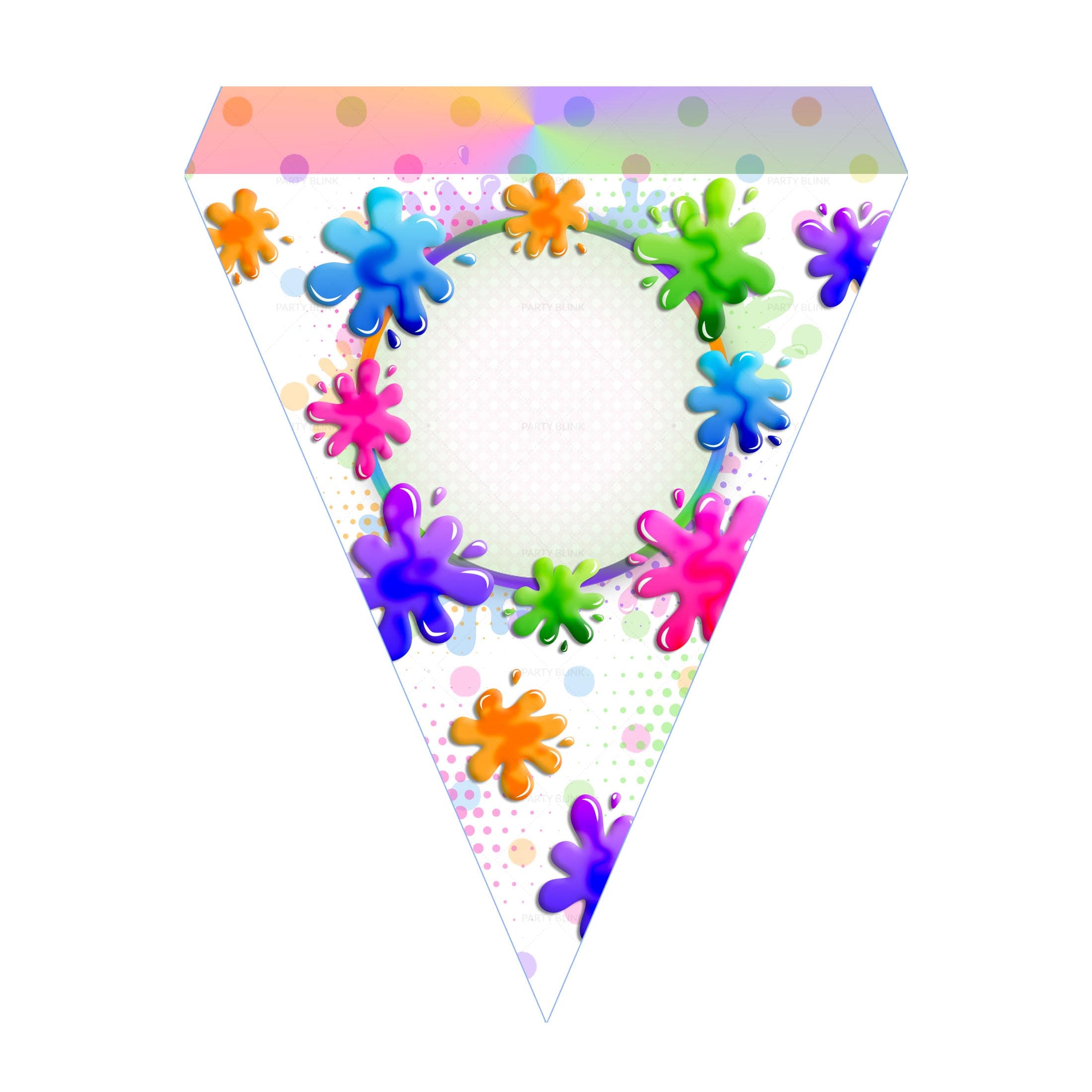 Free Slime Birthday Printables - flag