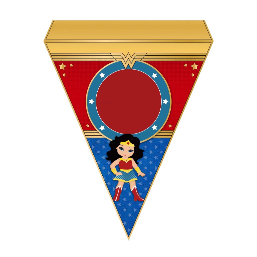 Free Wonder Woman Letter Banner