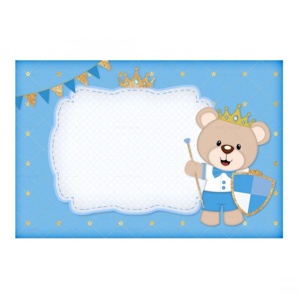 [5+] Royal Teddy Bear Invitation Free to Edit & Print