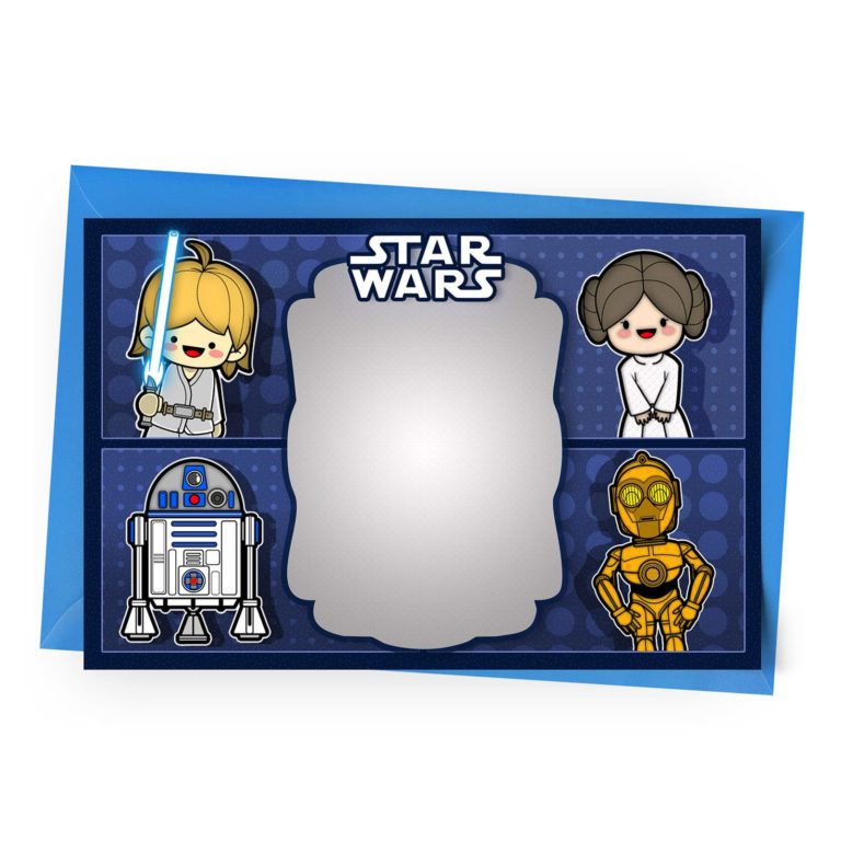 Blank Star Wars Invitation
