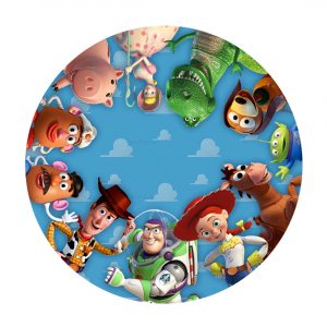 Free Toy Story Round Label