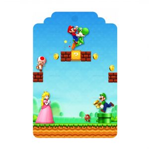 Free Super Mario Tag Label Editable Template