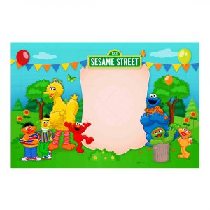 Sesame Street Invitation free