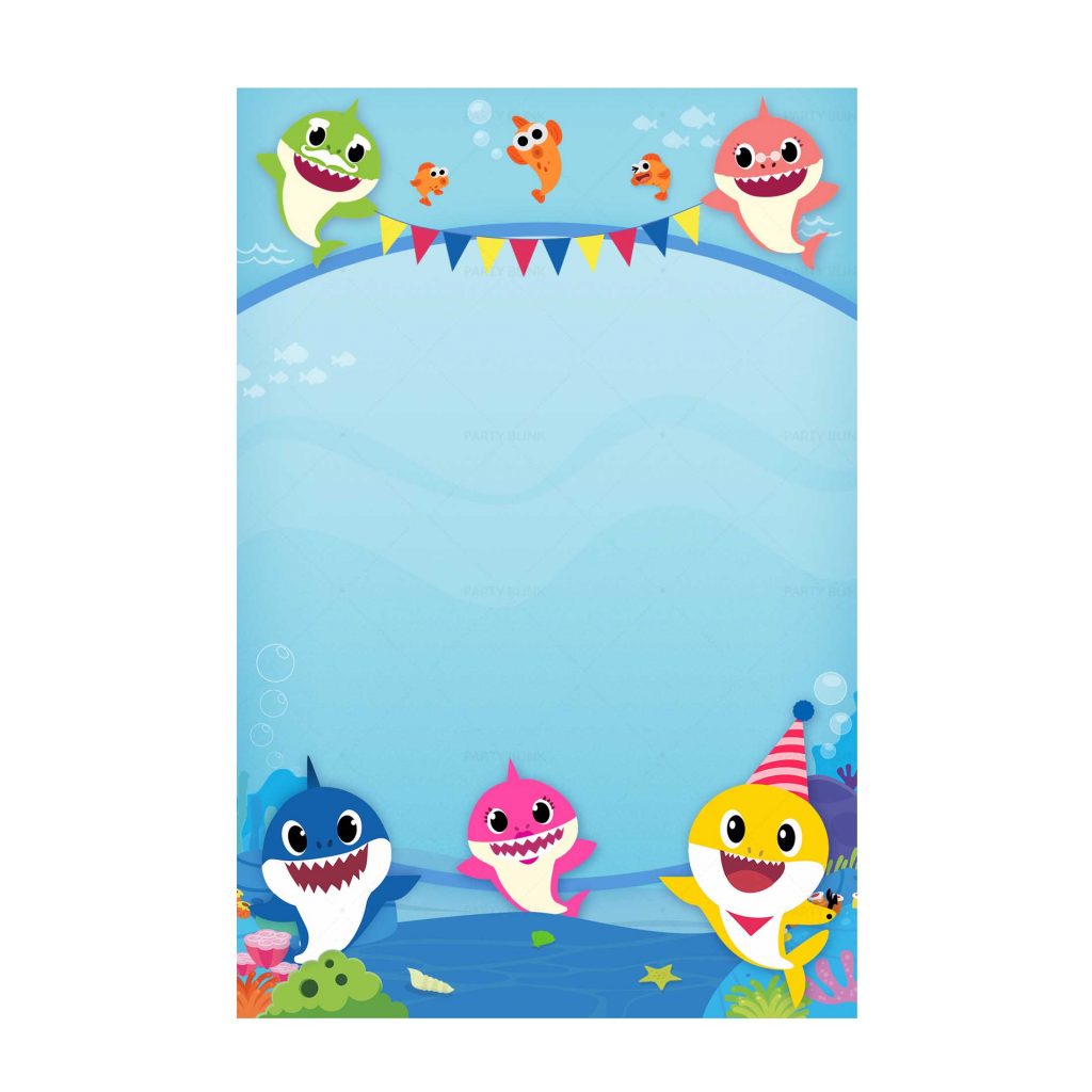 5+] Baby Shark Invitation Free & Low-Cost Birthday Templates