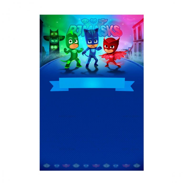 Free PJ Masks Invitation