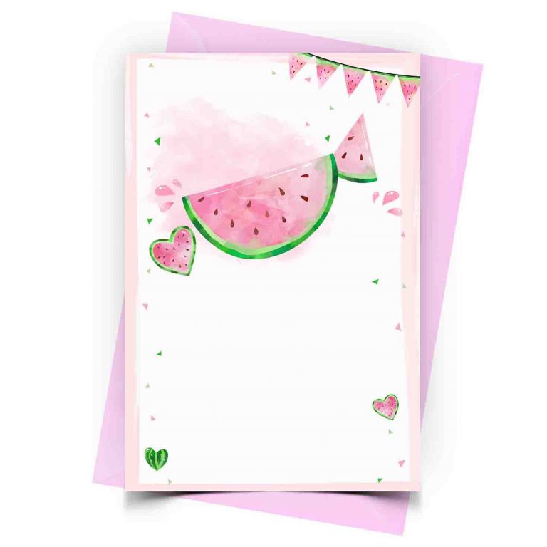 Watermelon Invitation Personalized 1