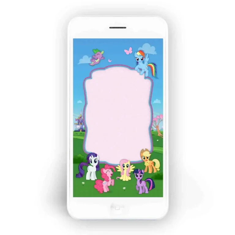 My Little Pony Sms Invitation Personalized