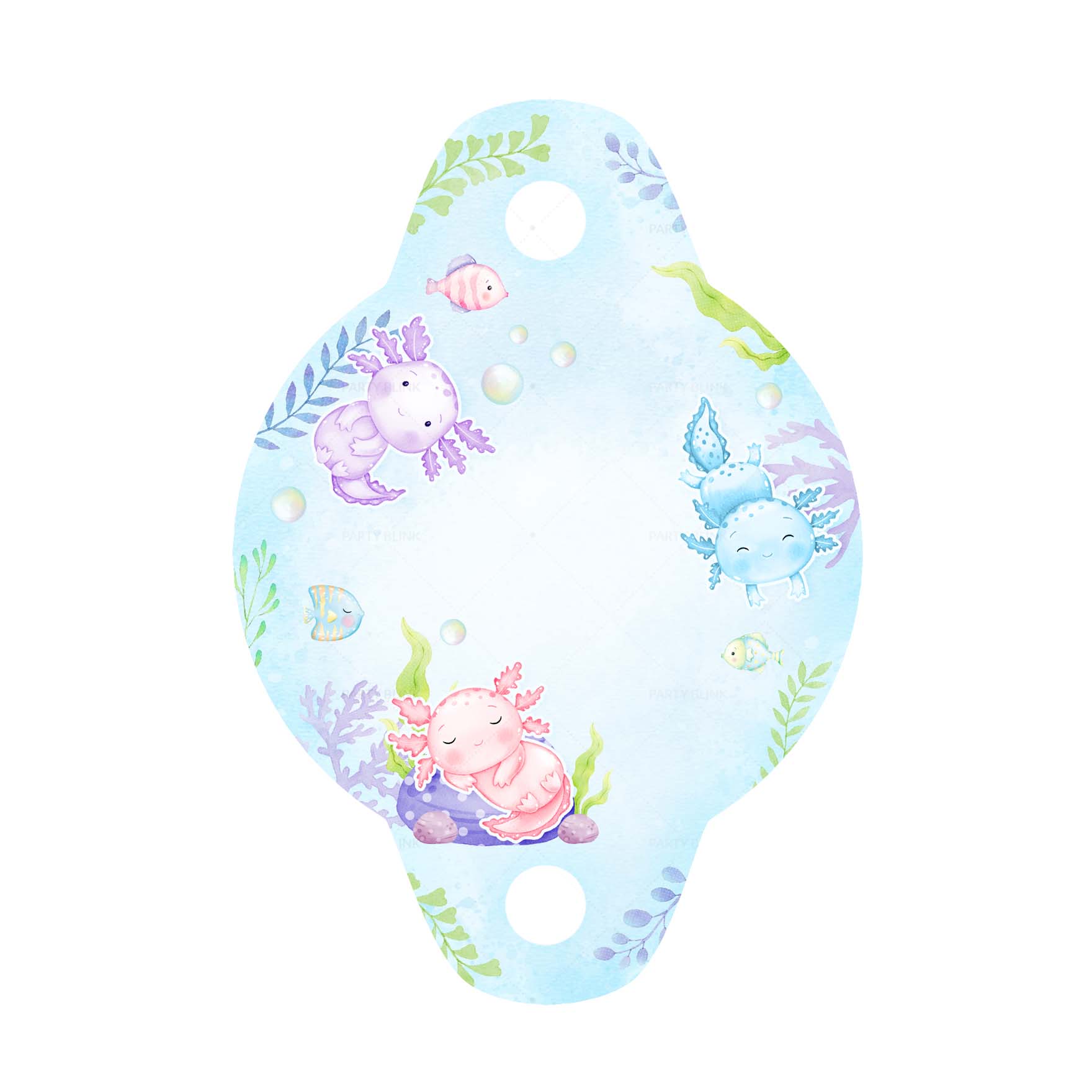 Free Axolotl Straw Tag