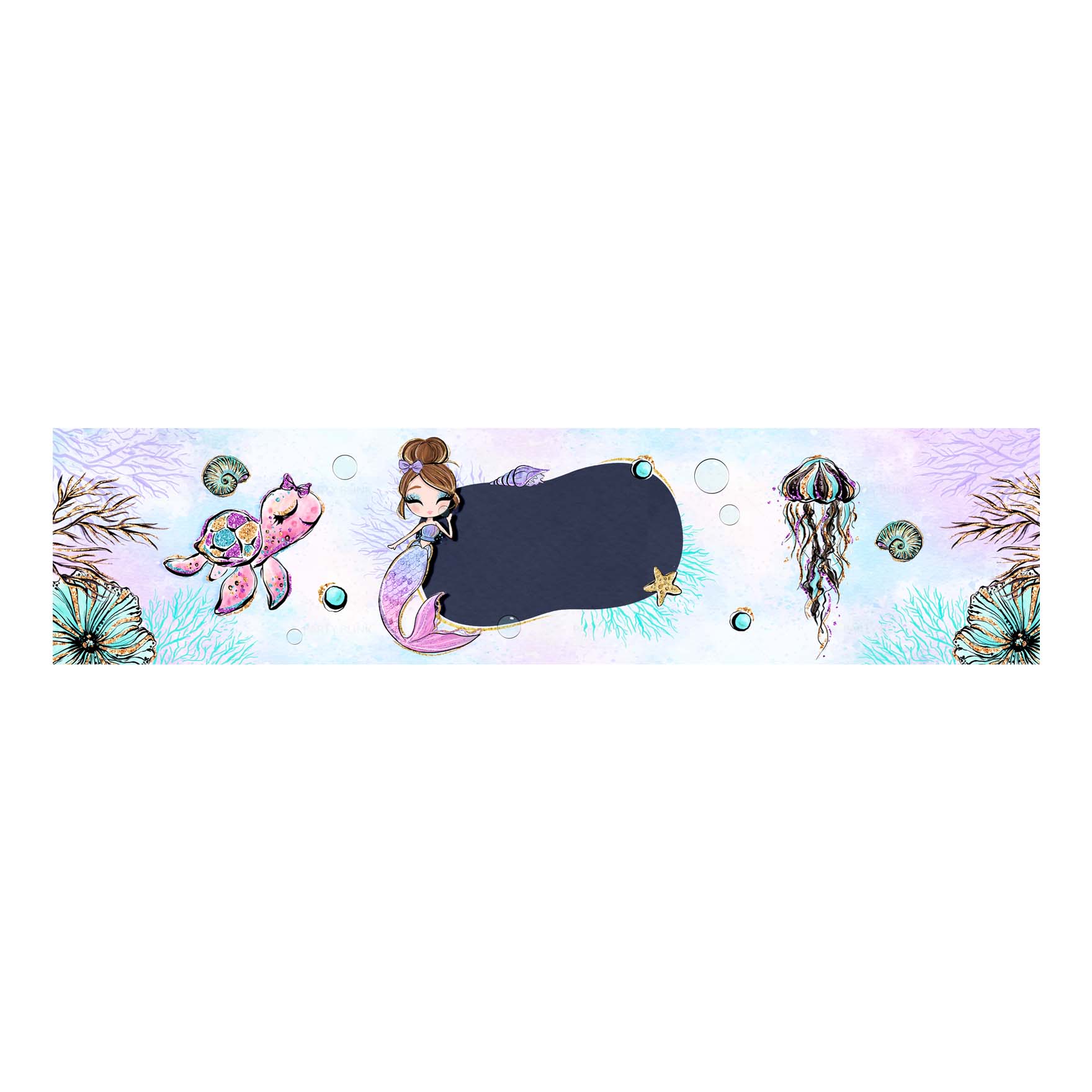Free Mermaid Bottle Label