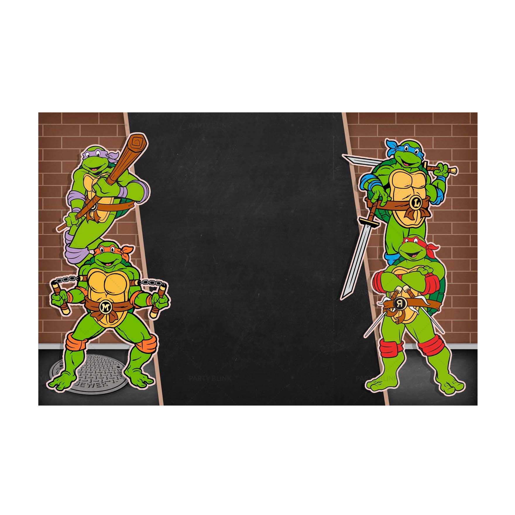 Free Ninja Turtles Invitation