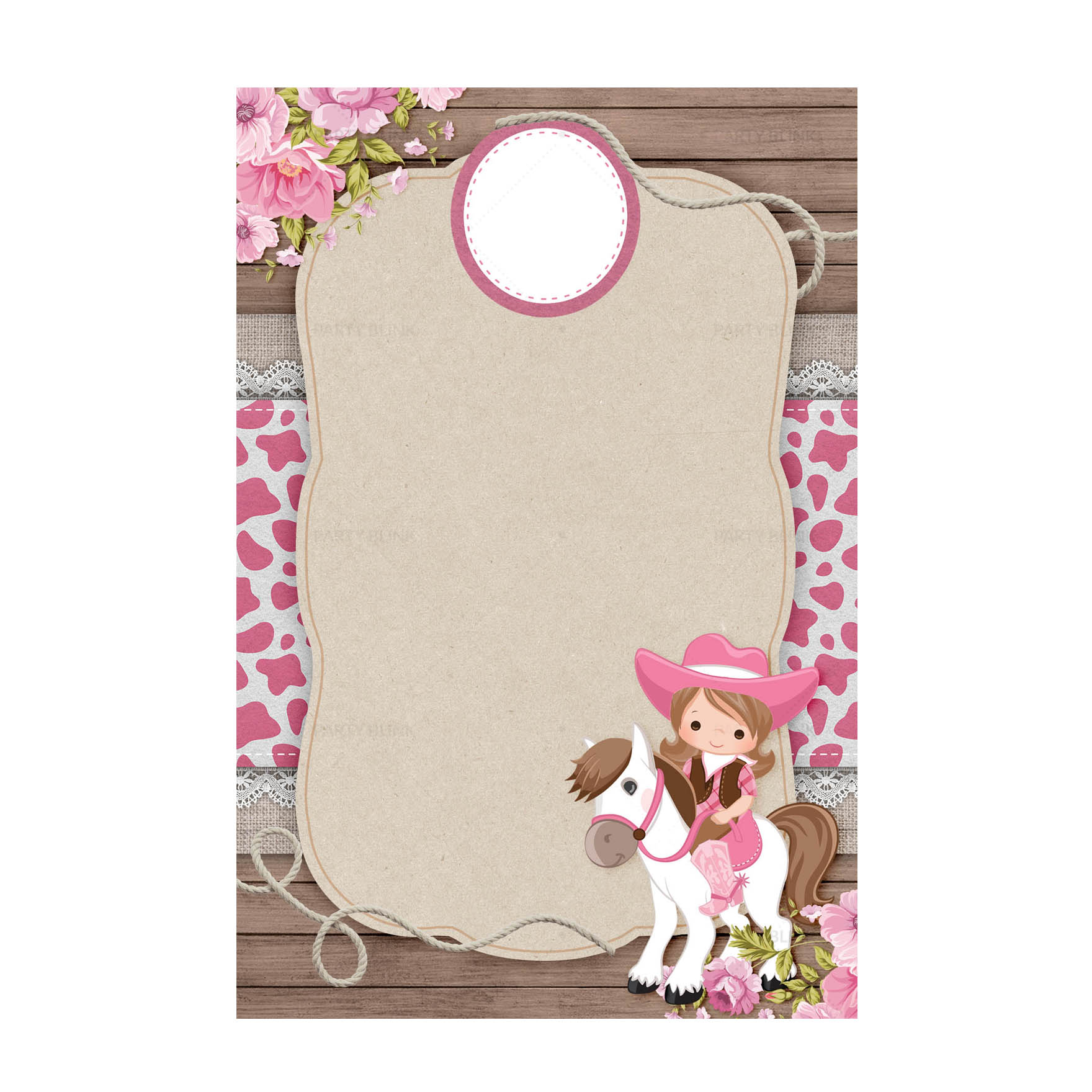 Free Cowgirl Invitation