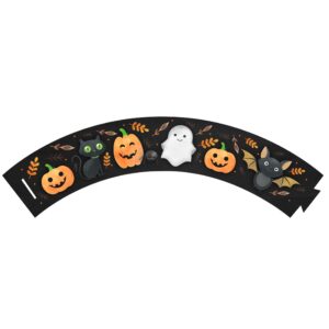 Free Halloween Cupcake Wrap