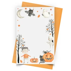 Halloween T2 Invitation Personalized - Blank