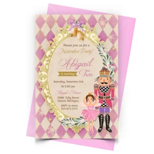 Nutcracker Invitation Personalized