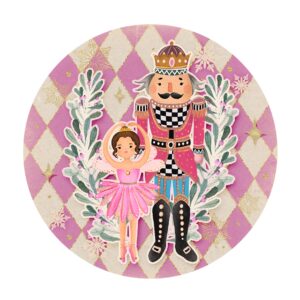 Nutcraker Round Label Free