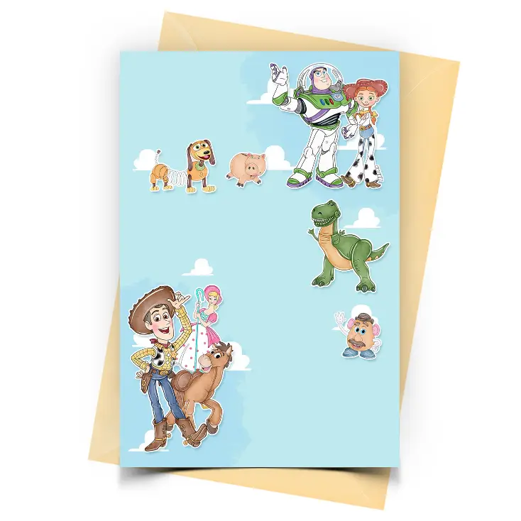 Toy Story T2 Invitation Personalized - Blank