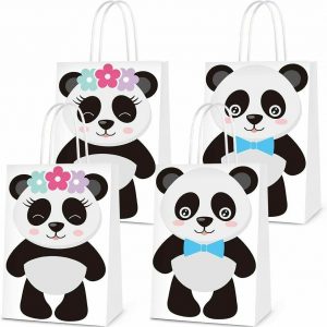 6 PCS Party Favor Bags for Panda Birthday ebay