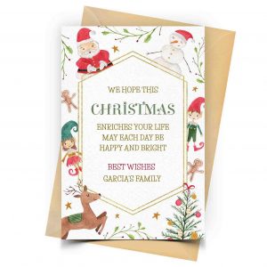 Christmas Card Personalized 1