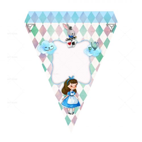 Free Alice in Wonderland Flag