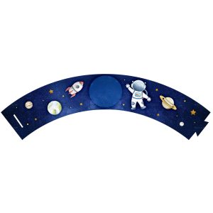 Free Astronaut Cupcake Wrap