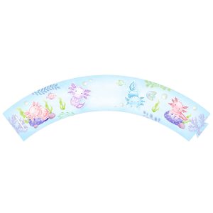 Free Axolotl Cupcake Wrap