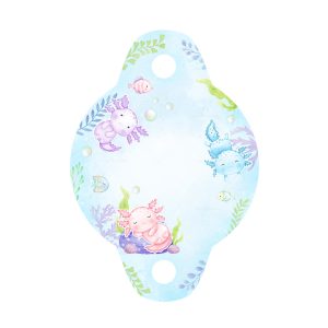 Free Axolotl Straw Tag