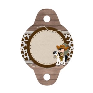 Free Cowboy Straw Tag