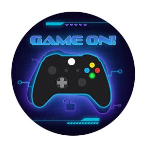 Free Gamer Round Label
