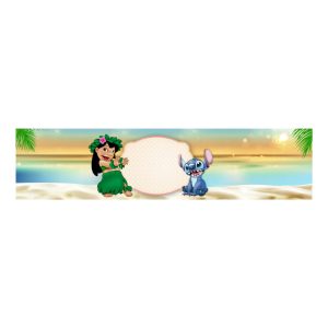 Free Lilo & Stitch Bottle Label