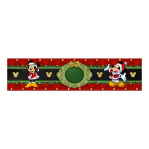Free Mickey and Minnie Christmas Bottle Label Free Mickey and Minnie Christmas Bottle Label