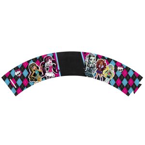 Free Monster High Cupcake Wrap