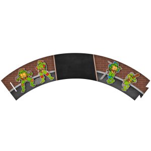 Free Ninja Turtles Cupcake Wrap
