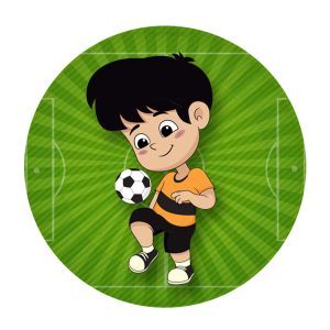Free Soccer Round Label