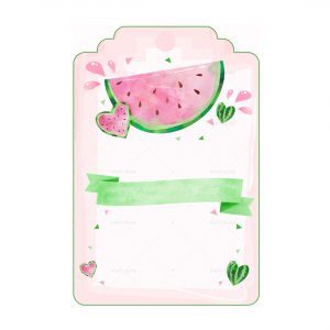 Free Watermelon Tag
