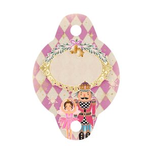 Nutcraker Straw Tag