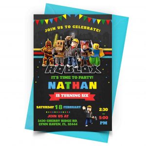 Personalized Roblox Invitation 1